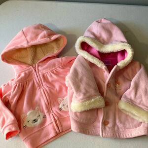 LCarters Litle Girls jackets 6-9 months